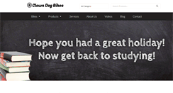 Desktop Screenshot of clowndogbikes.com